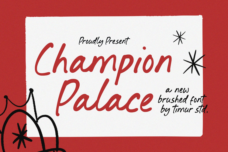 Preview of Champion Palace Font