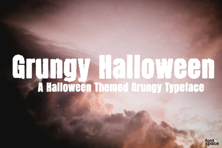 Grungy Halloween Font