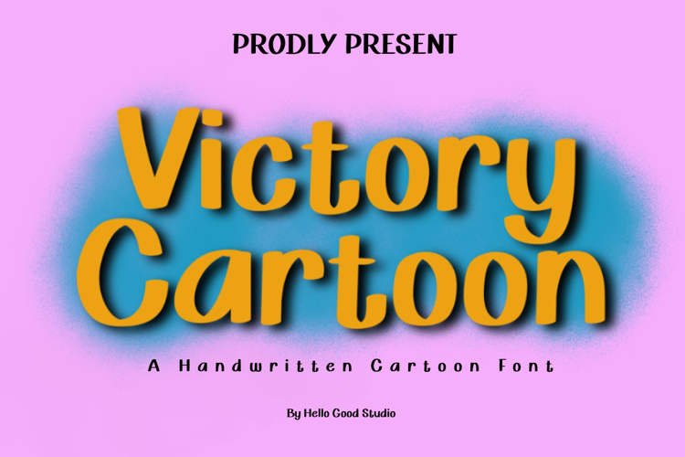 Victory Cartoon Font