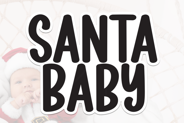 Preview of Santa Baby Font