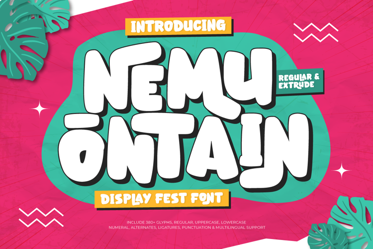 Preview of Nemu Ontain Font