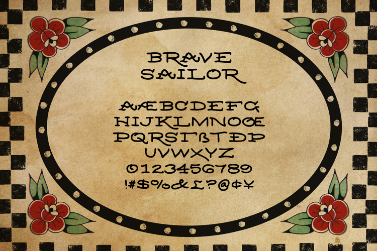 Preview of Brave Sailor Font