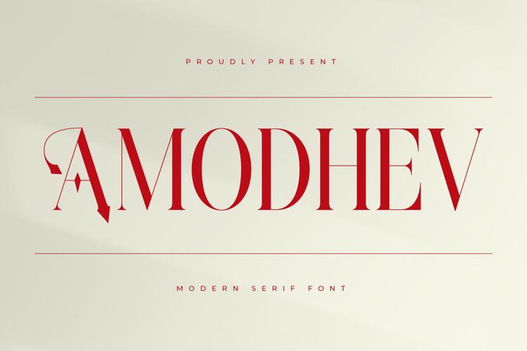 Amodhev Font
