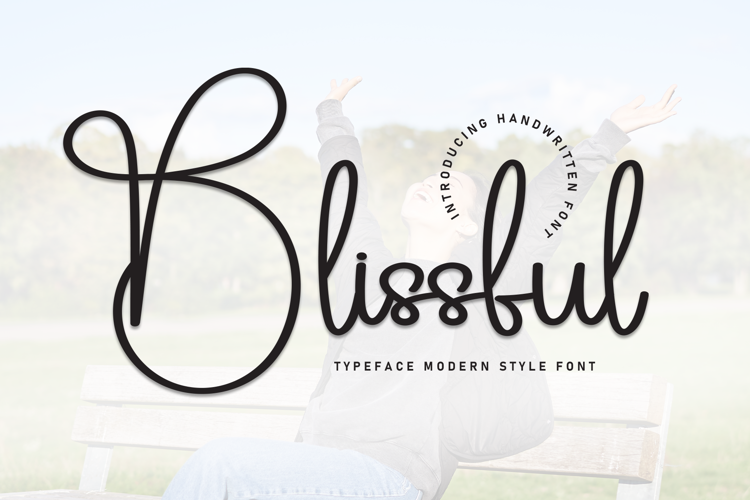 Preview of Blissful Font