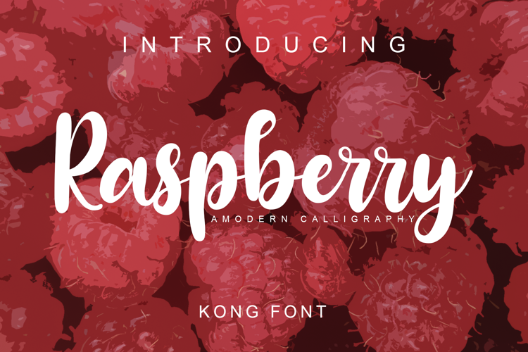 Raspberry Font