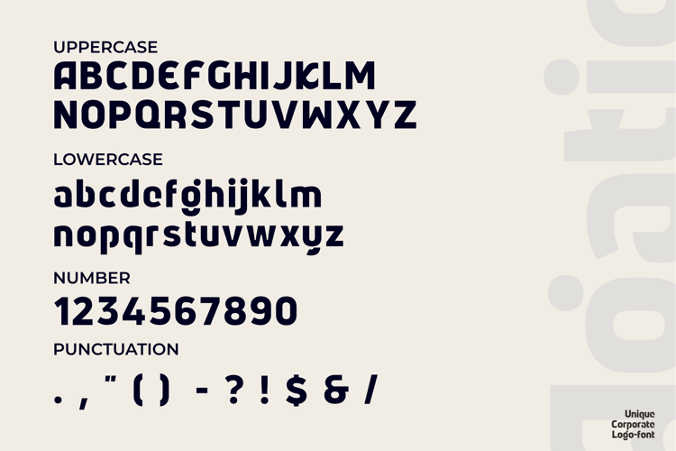 Preview of Agatic Font