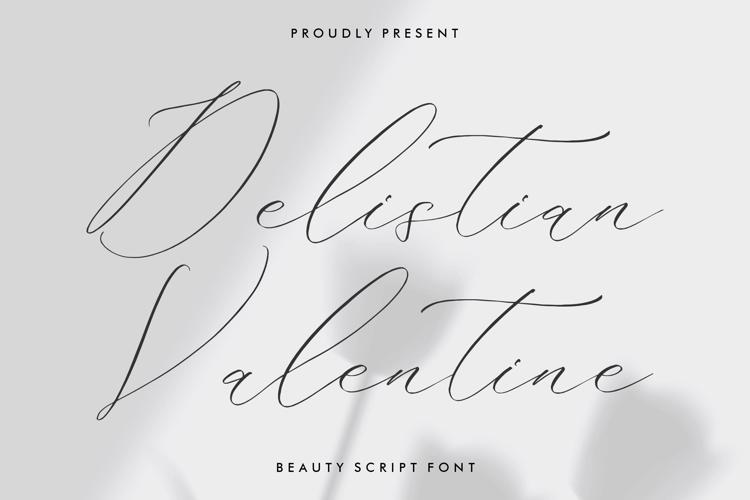 Delistian Valentine Font