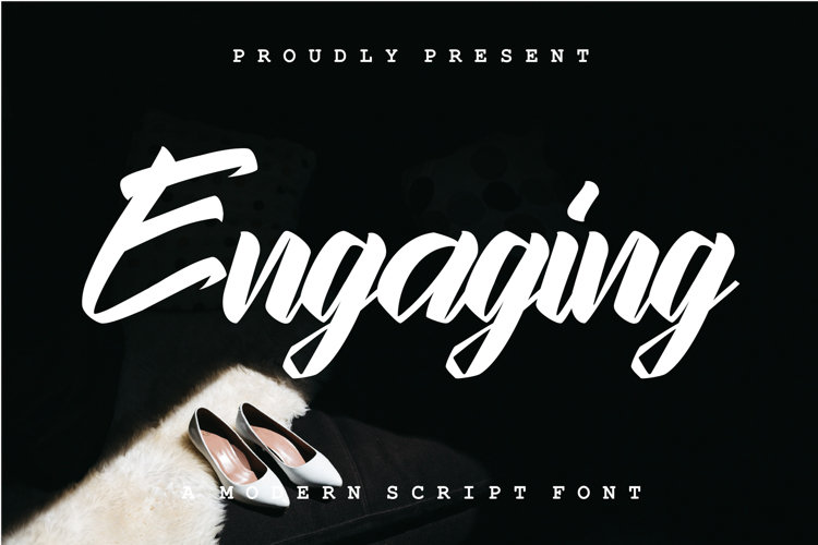 Engaging Script Font