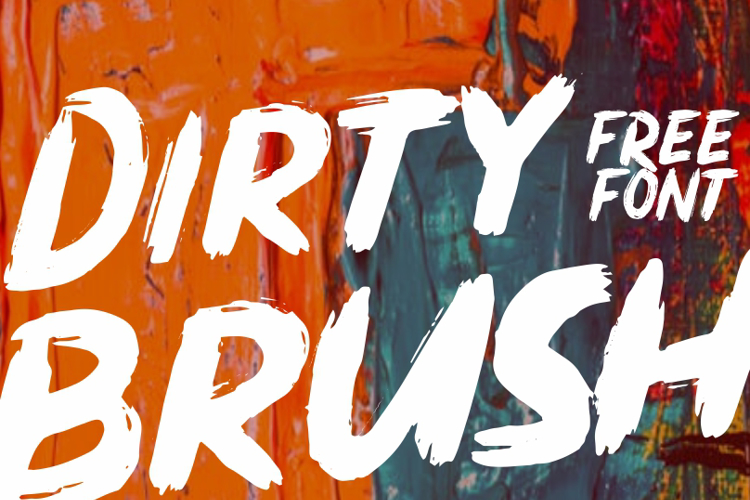 Dirty Brush Font