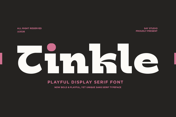 Preview of Tinkle DEMO Font