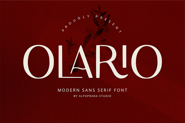 Preview of Olario Font