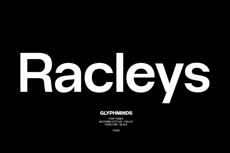 Preview of Racleys Font