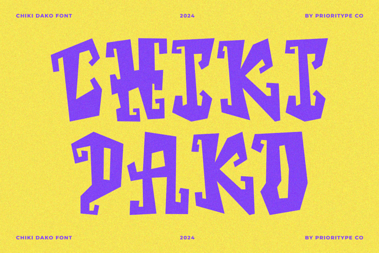 Chiki Dako Font