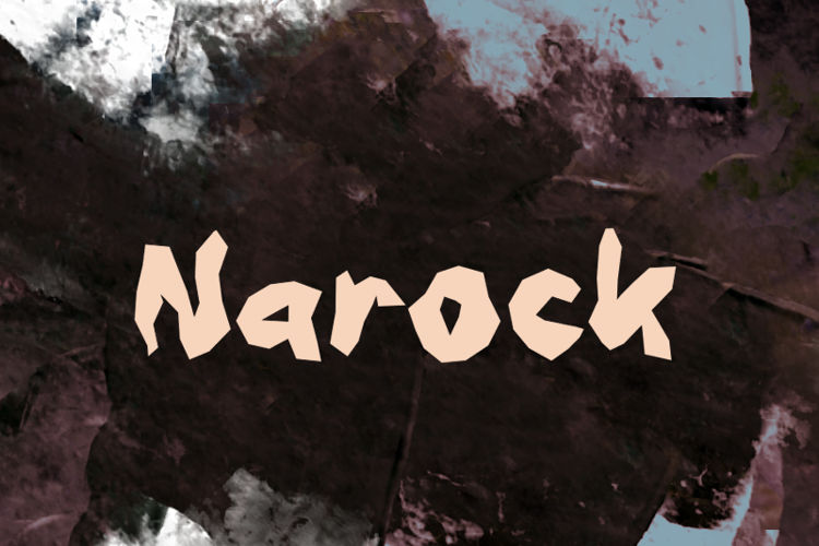 N Narock Font | Wepfont | FontSpace