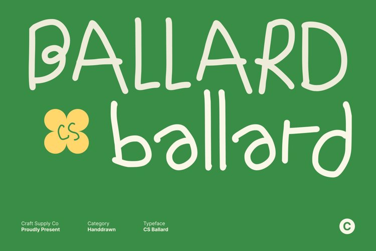 Preview of CS Ballard Font