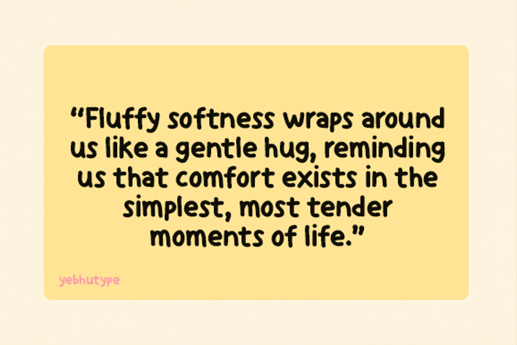 Preview of Fluffy Notes Font