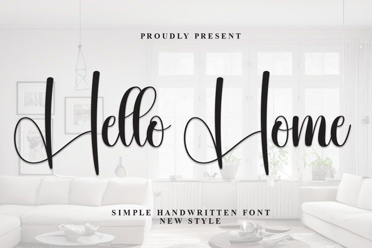 Preview of Hello Home Font