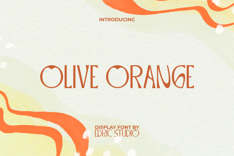 Olive Orange Font | Edric Studio | FontSpace