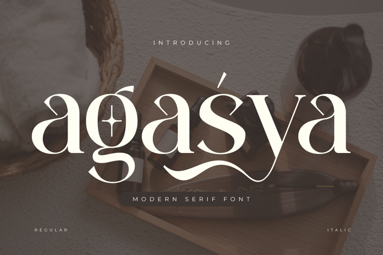 Preview of Agasya Font