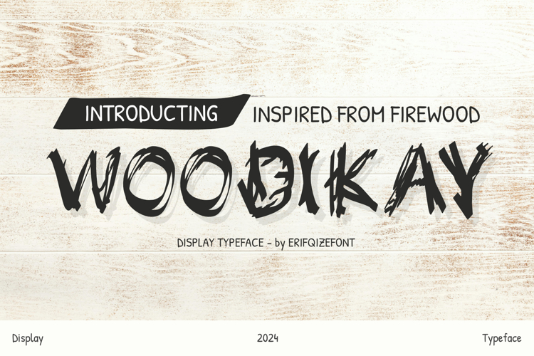 Woodikay Font