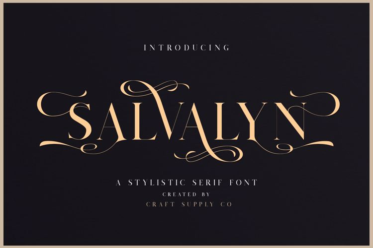 Salvalyn Font