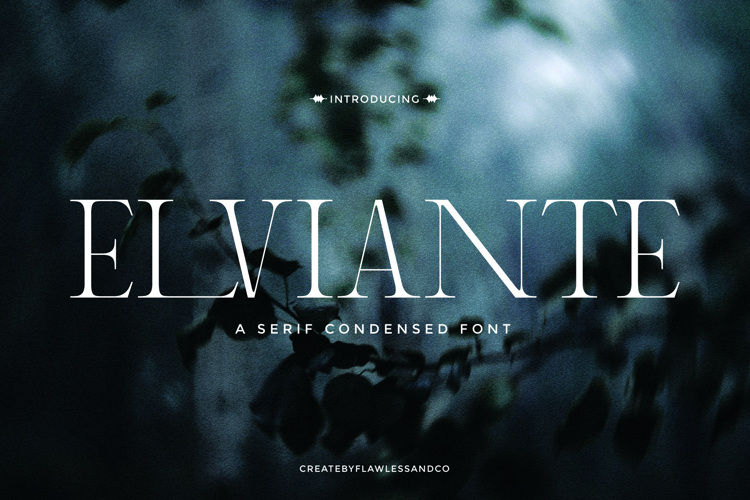 Preview of ELVIANTE Font