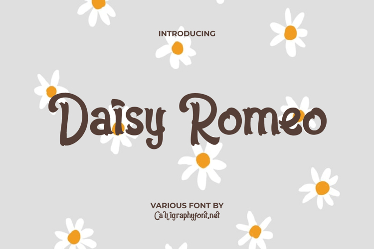 Daisy Romeo Font