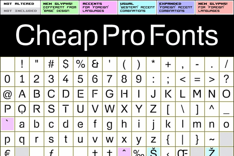 Foobar Pro Font