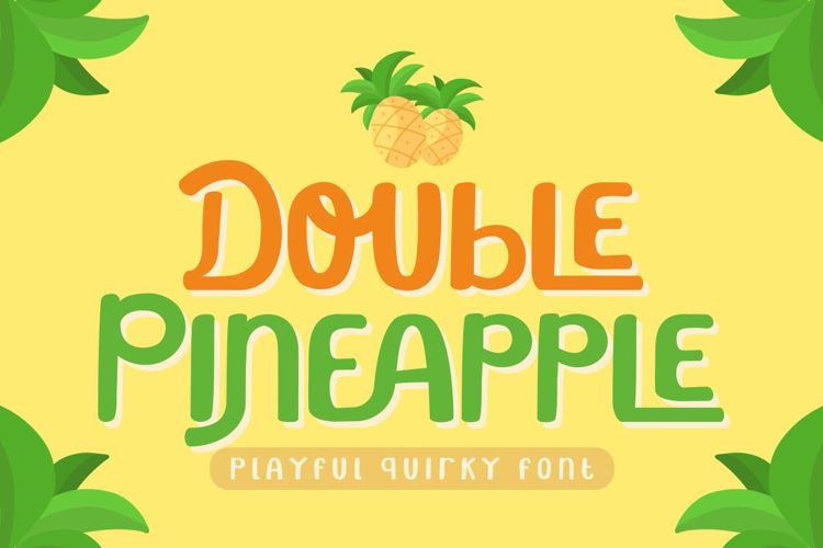 Double Pineapple Font