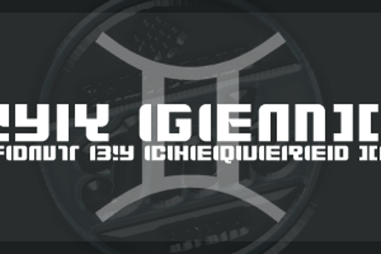 Zdyk Gemini Font