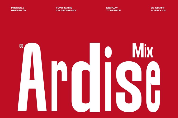 Preview of CS Ardise Mix Font