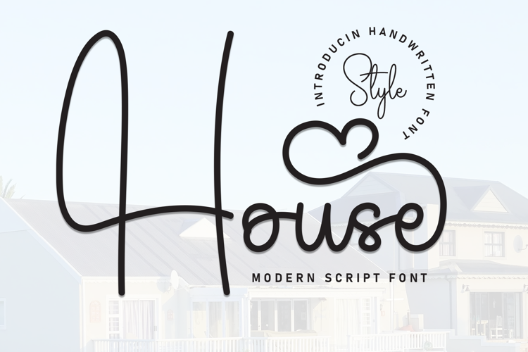 Preview of House Font