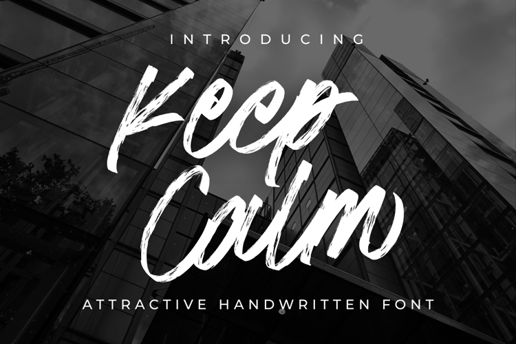 Preview of Keep Calm Font