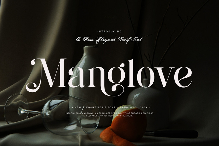 Preview of Manglove Font