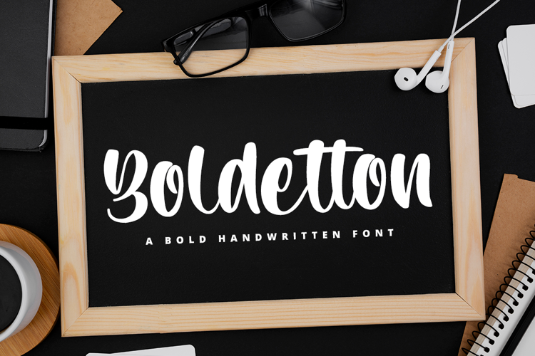 Preview of Boldetton Font