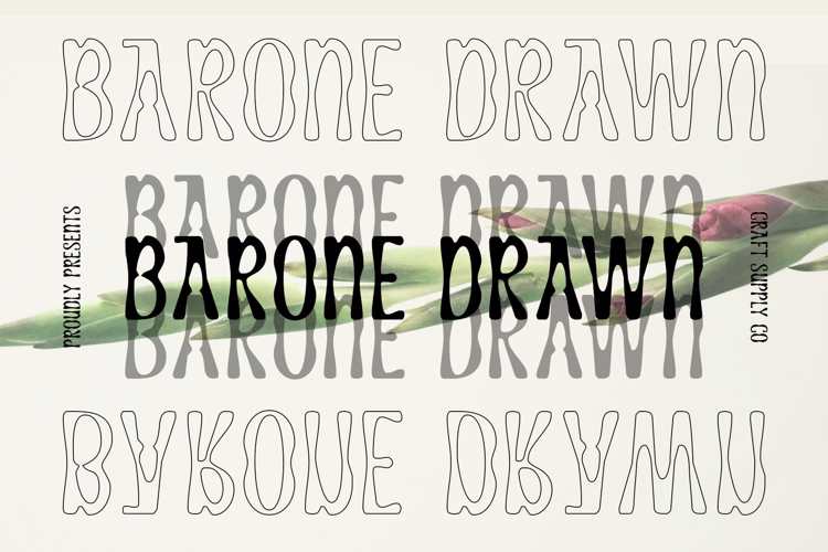 Preview of CS Barone Drawn Font