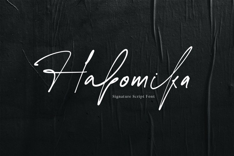 Preview of Habomika Font