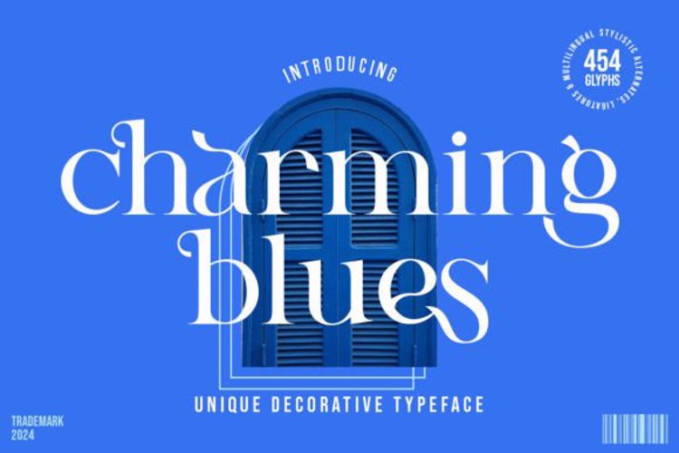 Preview of Charming Blues Font