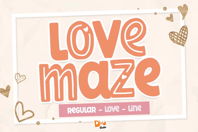 Love Maze Font