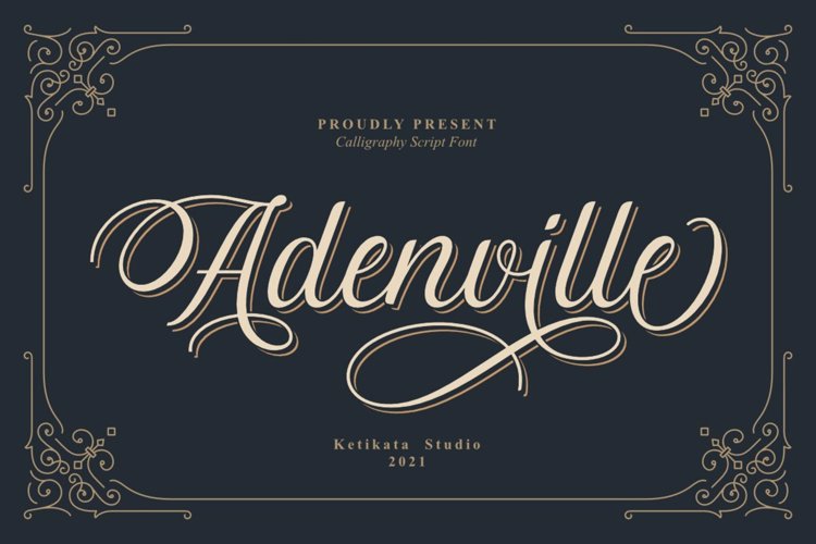 Adenville Font