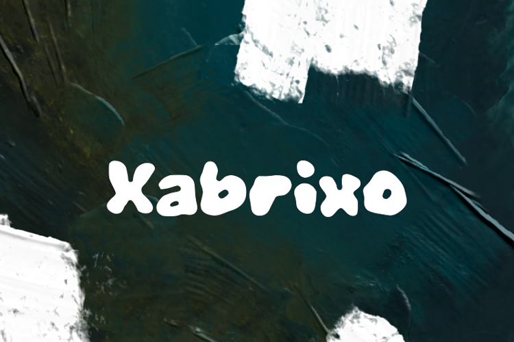 Preview of x  Xabrixo Font