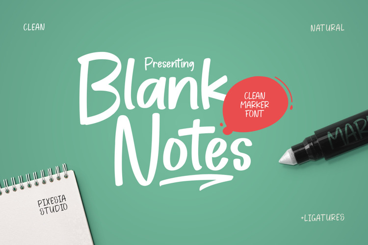 Blank Notes Font