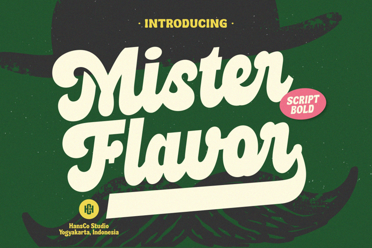 Preview of Mister Flavor Font