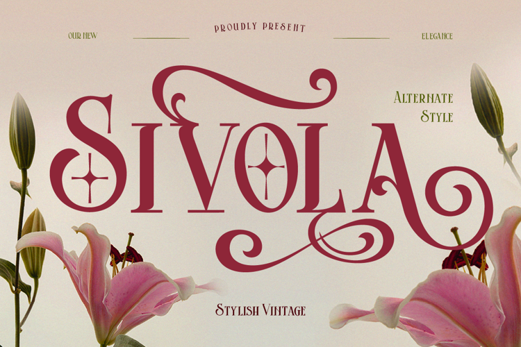 Preview of Sivola Font