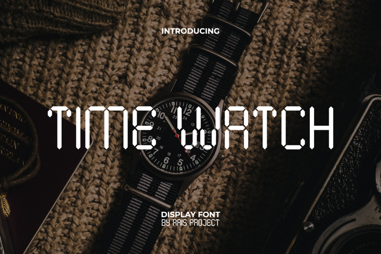 Preview of Time Watch Font