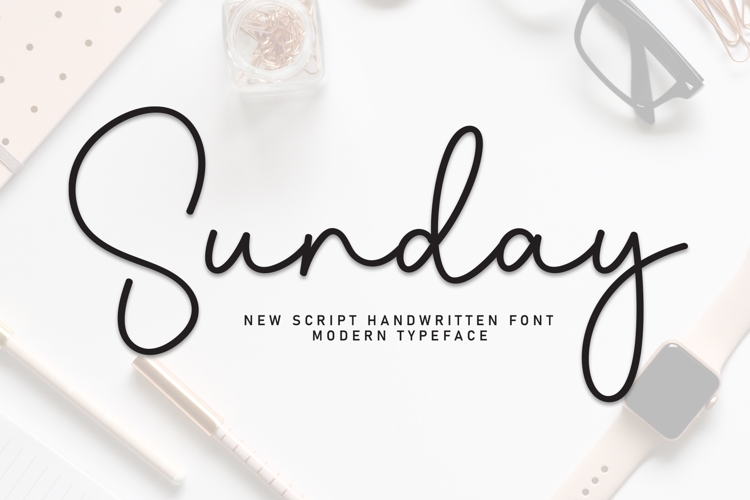 Preview of Sunday Font