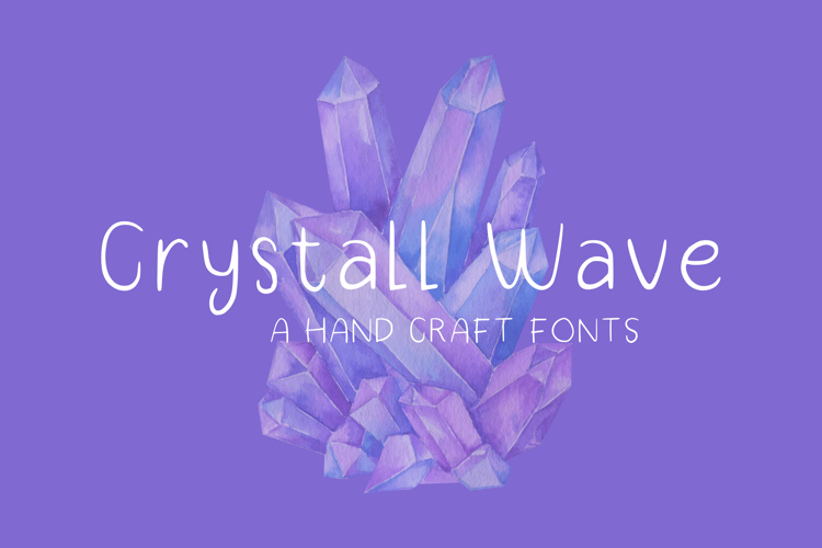 Crystall Wave Font
