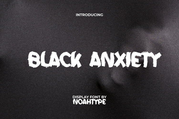 Black Anxiety Font