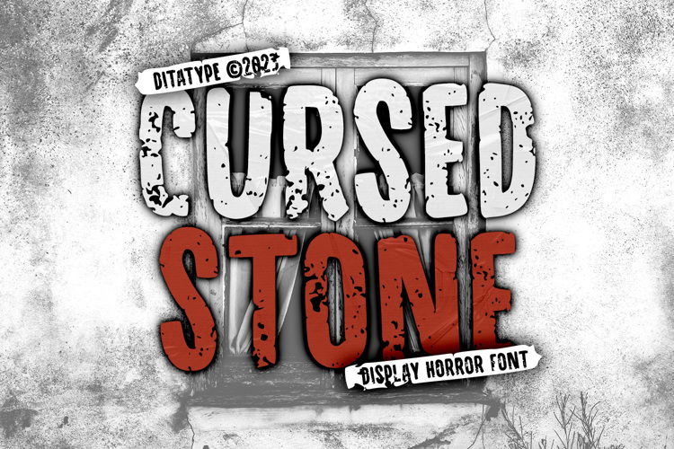 Cursed Stone Font