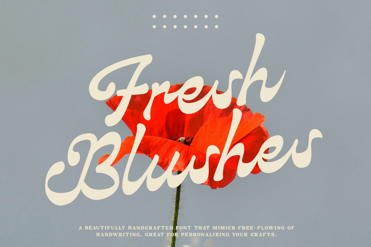 Preview of Fresh Blushes Font